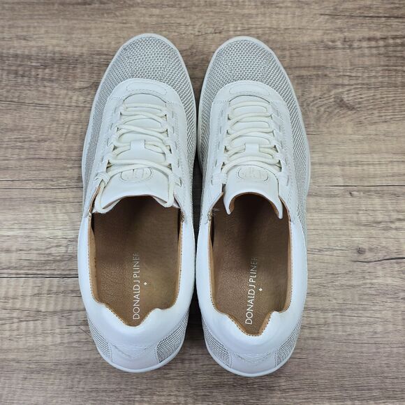 Donald J Pliner Farr Men's Size 9 White Leather Sneakers NEW - Picture 5 of 9